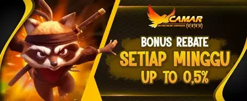 BONUS REBATE SLOT HINGGA 0,5%